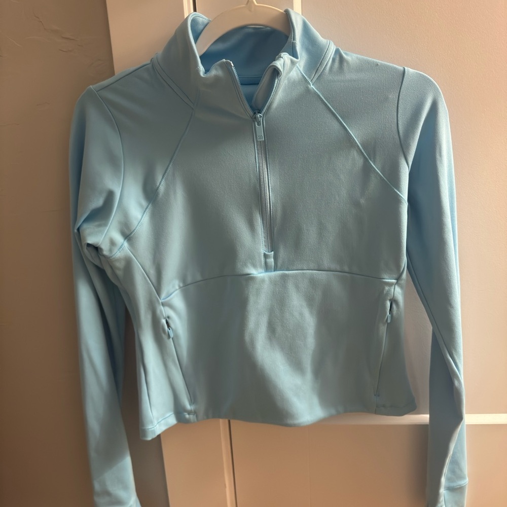 All in motion blue quarter zip! size small!